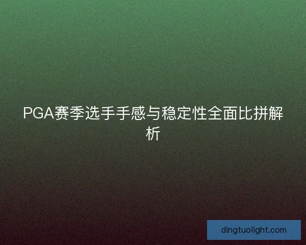 PGA赛季选手手感与稳定性全面比拼解析